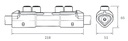 MANCHON PREISOLE 50² A 240² *