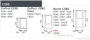 BORNE CIBE MONO 60A A2D2 + TELEREPORT ECLAIR *
