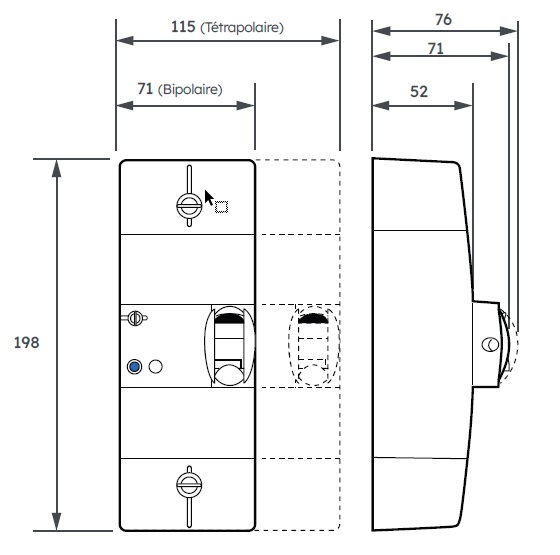 DISJONCTEUR TETRA 30A INSTANTANE 6930056 *
