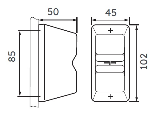 C/C FRONT. 2A + TUBE NEUTRE 6940246
