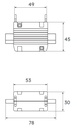 CARTOUCHE FUSIBLE HPC T00 100A 6943405 *