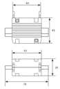 CARTOUCHE FUSIBLE T00 AD45 6943514 *