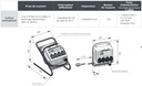 COFFRET D'ALIMENTATION MOBILE 4 MONO + PIEDS