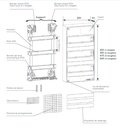 TABLEAU REPART MODULAIRE 1 RANGEE 13M