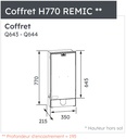 COFFRET HAUT 770 REMIC 300 ECLAIR 6770018 *