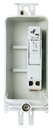 BOITIER FACADE COBOX-1FN-G 037458  + 1 PORTE FUSIBLE GRIS RAL7035