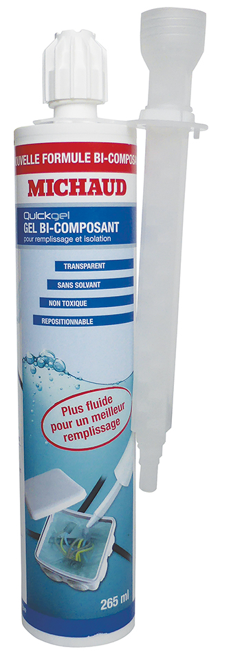 GEL BI-COMPOSANT CARTOUCHE 265ML + BUSE MELANGEUSE (FLUID.++)