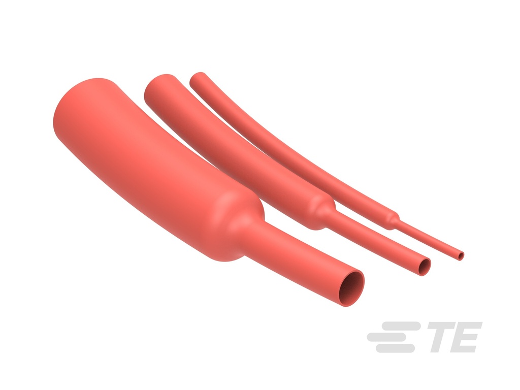 GAINE THERMORETRACTABLE PAROI MINCE CGPT 12.7/6.4 ROUGE 1M
